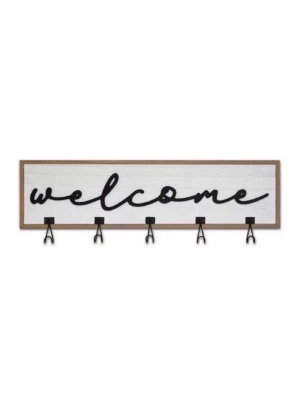 New Welcome Decor Sign with Hooks